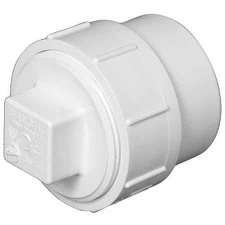 Charlotte Pipe And Foundry Charlotte Pipe Schedule 40 3 in. Spigot X 3 in. D FPT PVC Cleanout Adapter 1 pk PVC00105X1000